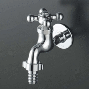 カップリング付横水栓