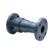 ASAHI　塩ビボールチェックバルブ　U-PVC　FKM　フランジ式　50A　VBCZZUVF050