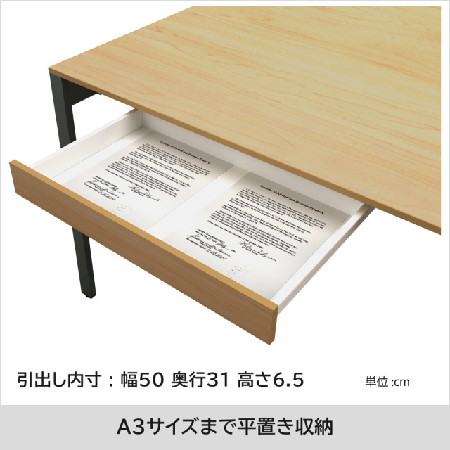 家具のAKIRA 引出し 2個セット フリーアドレスFAS10用 テーブルSMT10用