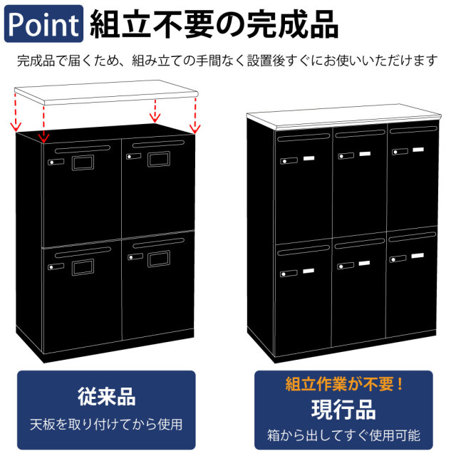 パーソナルロッカー スチールロッカー 6人用 幅80×奥行40×高さ110cm