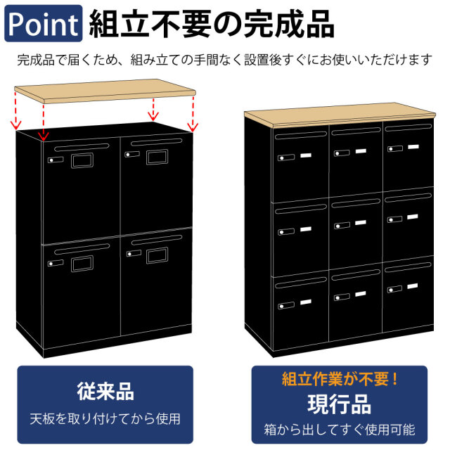 パーソナルロッカー スチールロッカー 9人用 幅80×奥行40×高さ110cm