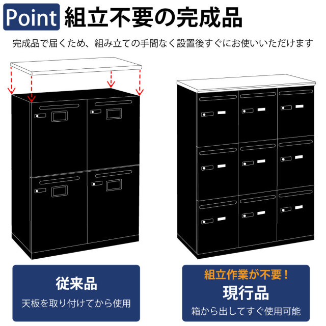 パーソナルロッカー スチールロッカー 9人用 幅80×奥行40×高さ110cm