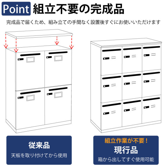 パーソナルロッカー スチールロッカー 9人用 幅80×奥行40×高さ110cm