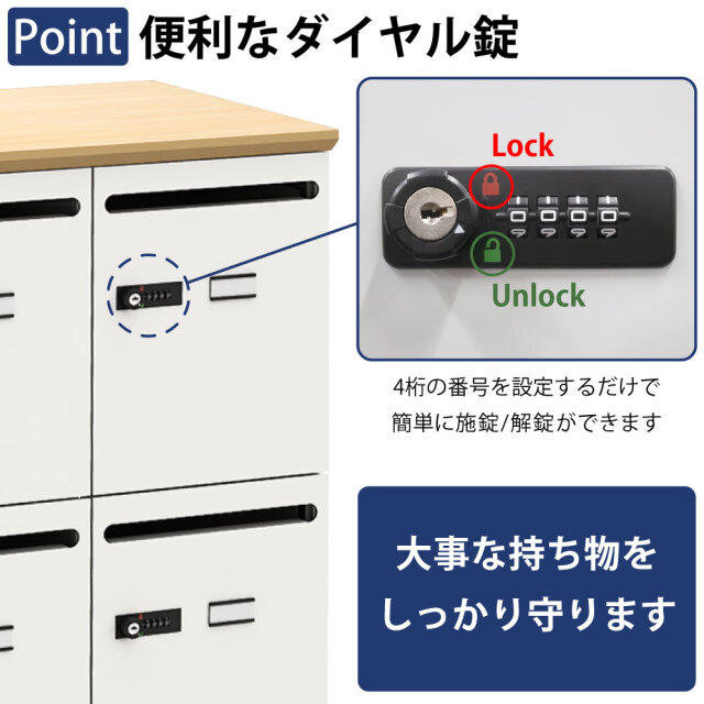 パーソナルロッカー スチールロッカー 9人用 幅80×奥行40×高さ110cm