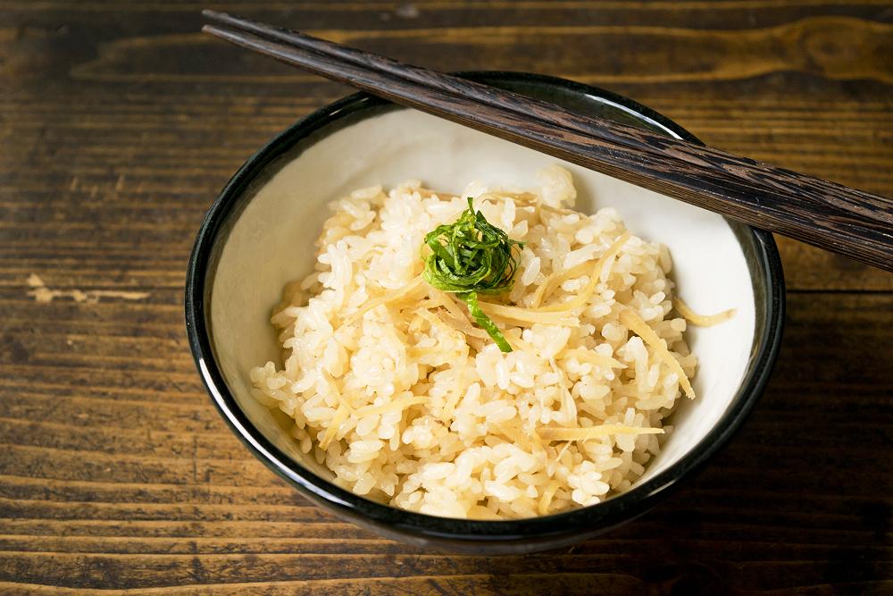しょうがの炊き込みご飯の素