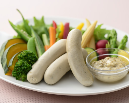 きぬびき三升漬ソーセージ 調理例