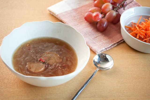 しょうゆ屋の和風オニオンスープ