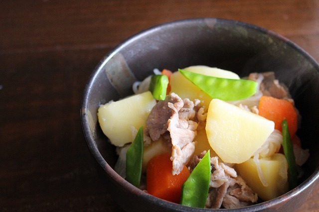 白だしで肉じゃが