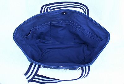 帆布 トートバッグ(小) 紺色 トート小 紺 内ポケ