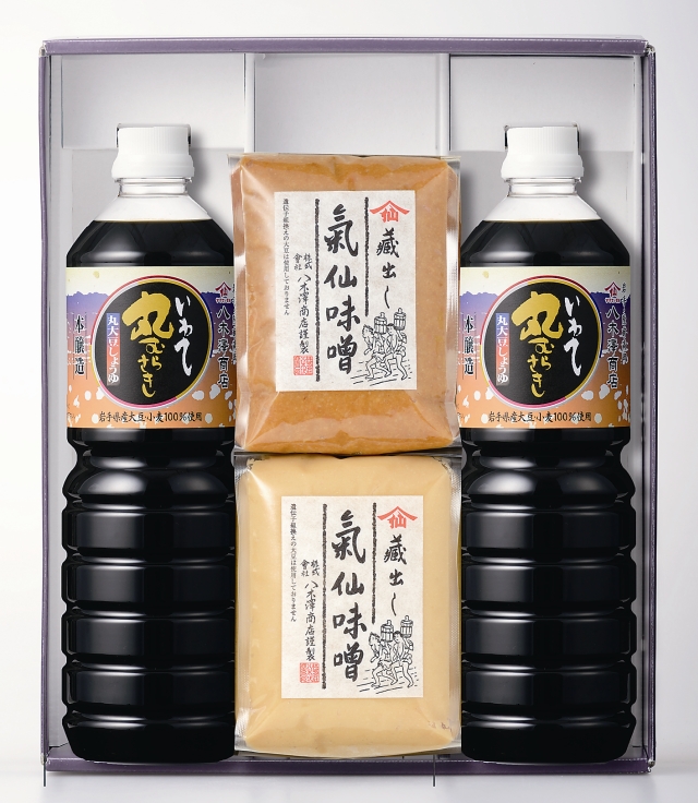 ギフト　丸むらさき・気仙味噌セット