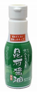 昆布醤油 200ml（ハクリボトル）｜しょうゆ加工品｜八木澤商店