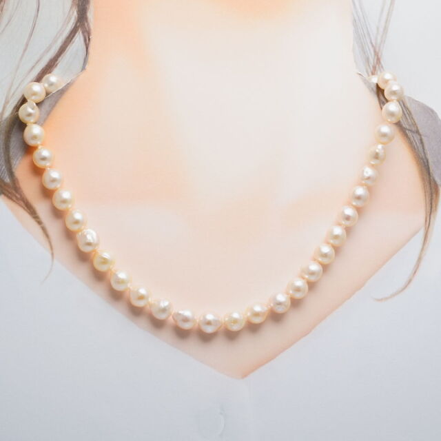 あこや真珠 バロックネックレス