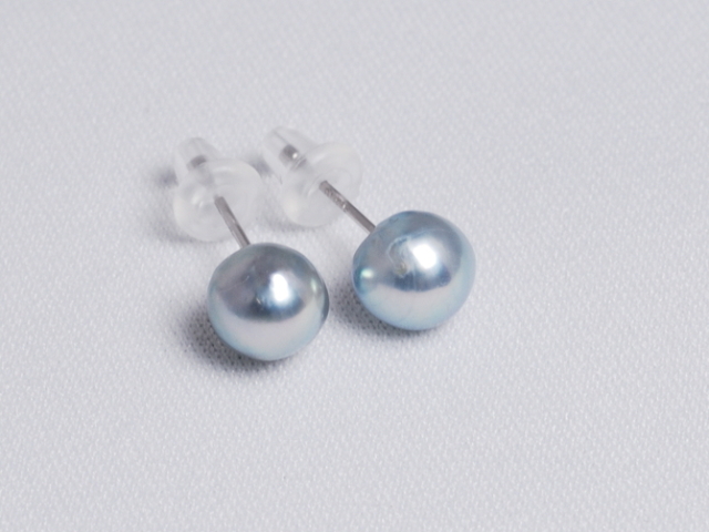 あこや真珠ピアス(6.0mm-6.5mm)