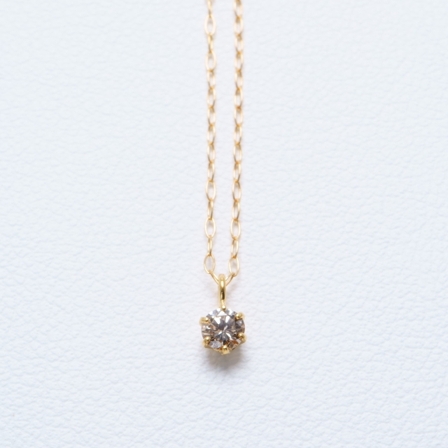 ダイヤモンドプチネックレス 