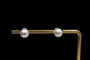 あこや真珠ピアス【７．０mm－７．５mm】【Ｋ１４WG】