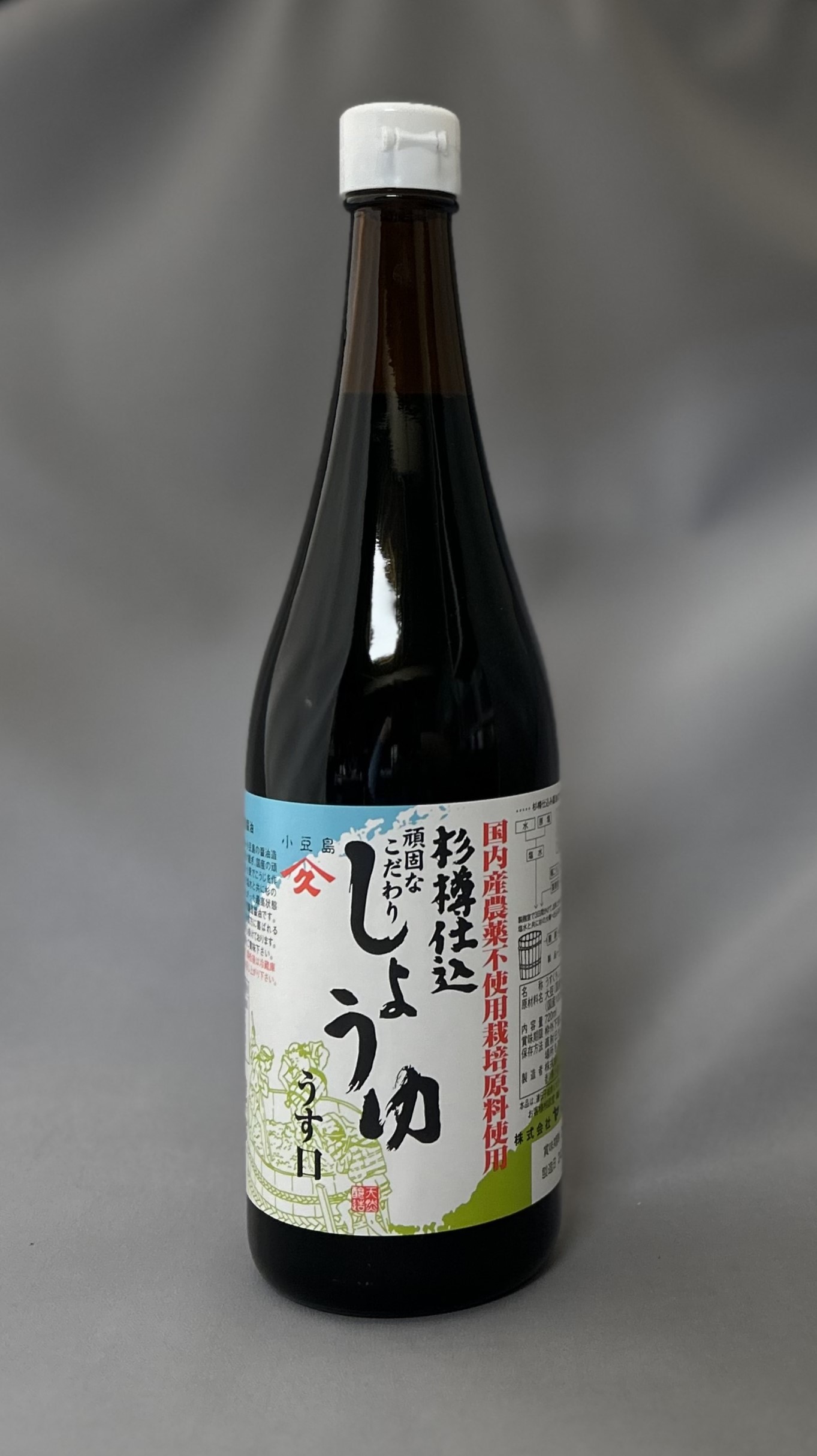 頑固なこだわり醤油うす口　720ml　×12本