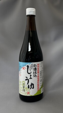 頑固なこだわり醤油うす口　720ml　×6本