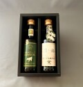 小豆島産100％オリーブ油、花醤ギフト（200ml×2本入り）