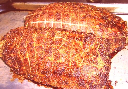 自家製国産牛ローストビーフ