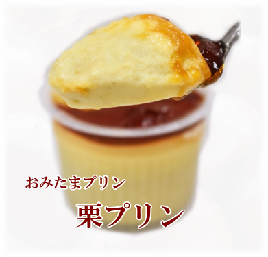 おみたま栗プリン 単品セット　笠間の栗ペースト使用！【賞味期限製造より16日】