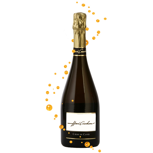 【瓶内二次発酵３年熟成ミレジメ、補糖無しの自然派スイス・スパークリングワイン】Henri Cruchon Coeur de Cuvee アンリ・クルション・クール・ド・キュヴェ2019