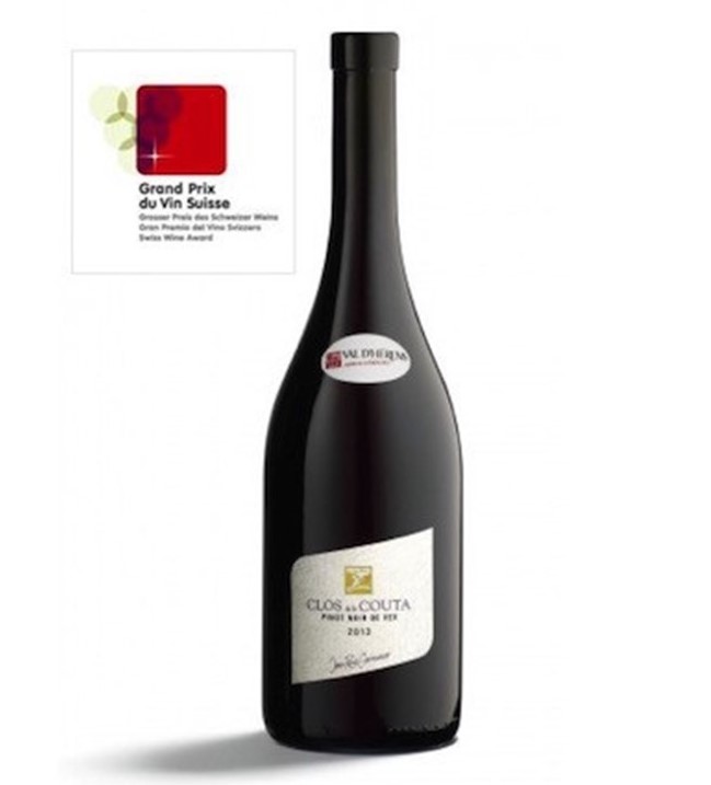 ビオ・スイス認証【標高800ｍの難所で造られたピノノワール100％】Pinot Noir Clos de la Couta ピノノワール・クロ・ドゥラ・クタ, 2018, 750ml