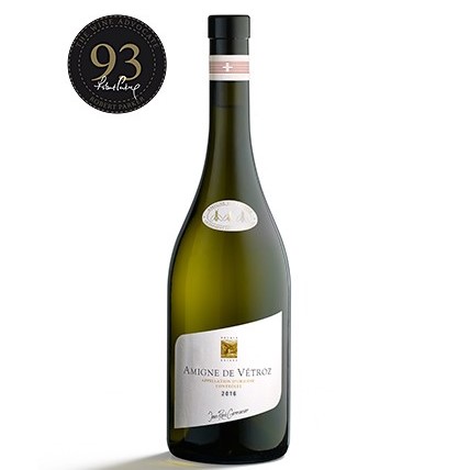 【スイス・ヴァレー州＜微甘口・モワル＞ANA国際線ファーストクラス搭載実績白ワイン稀少スイス固有品種アミーニュ】Amigne de Vetroz ２ abeilles アミーニュ・ド・ヴェトロ・ドゥ・ザベイユ, AOC Valais, 2022, 750ml