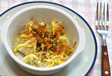 やまぶしたけのチーズ焼き