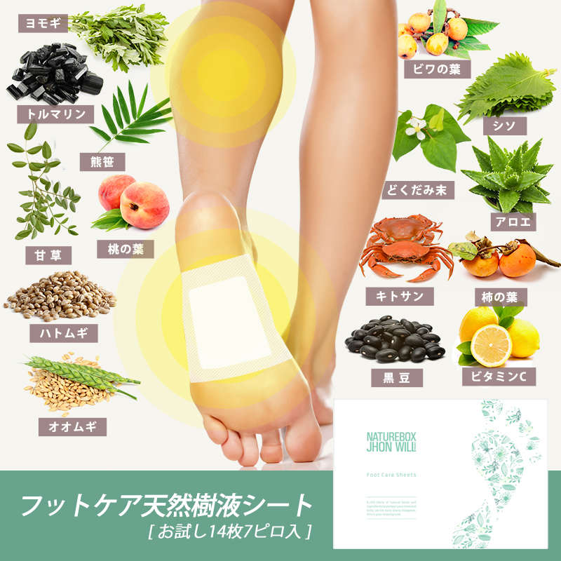 足裏樹液シート14枚入