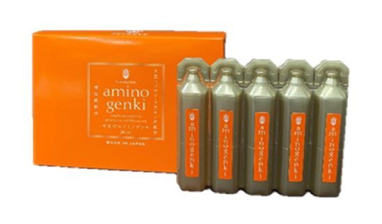 やまだのアミノゲンキ｜30ml×10本｜アミノ酸　大豆ペプチド　プラセンタ　サルコペニア配合。毎日の美と健康を徹底サポートする嬉しい成分を配合！