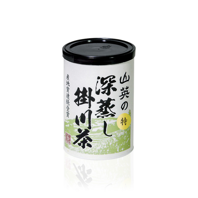 深蒸し掛川茶〈特〉 100g 紙缶