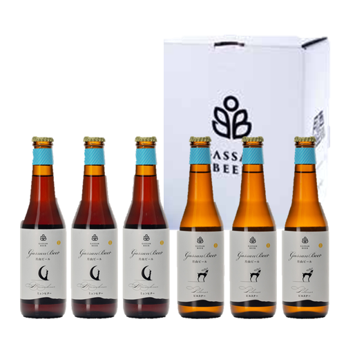 月山地ビール ピルスナー 330ml×3本入 ミュンヒナー 330ml×3本入