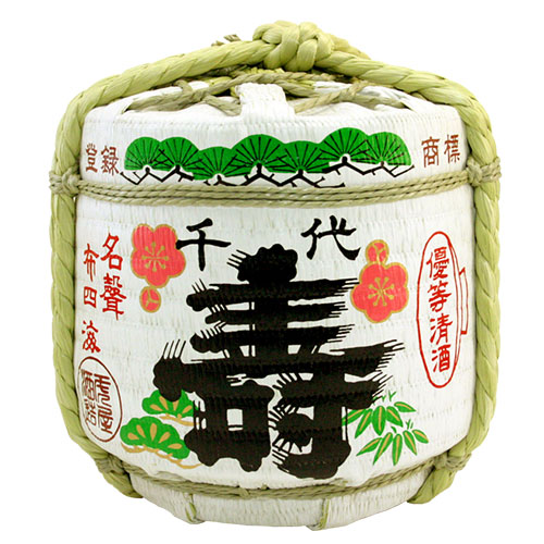 【受注生産・入金確認後手配商品】千代寿　菰樽（こもだる）1.8L