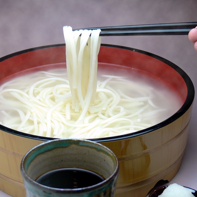 NU-30】 手延べのどごしうどん「つる美」 (80g×2束)×6袋 