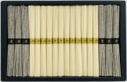 【GO-50】手延べそうめん詰合せ「瑞祥」 そうめん 24束・黒ごま麺 豊穣12束