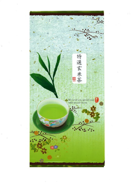 特選玄米茶（とくせんげんまいちゃ）　100g平袋入<国産　玄米茶>