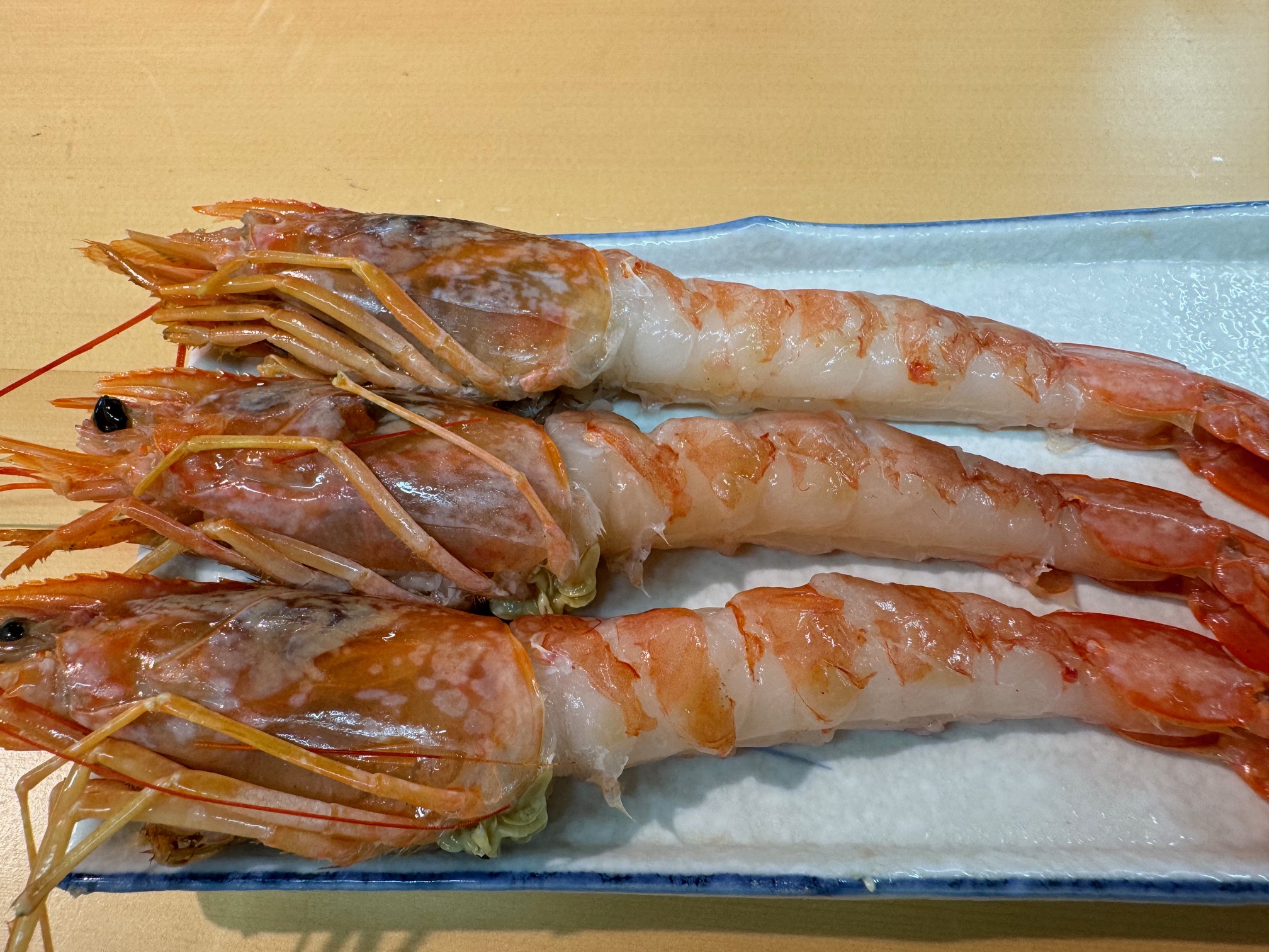 赤エビのひもの