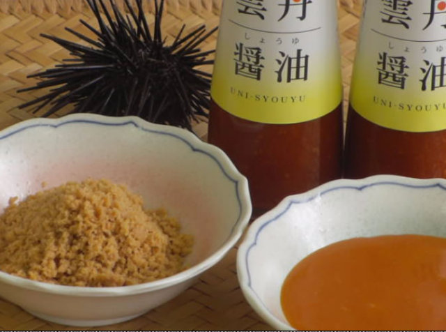 雲丹醤油120ml(下関の雲丹屋と醤油屋が共同開発した逸品)卵かけご飯には雲丹醤油! 雲丹醤油とうにそぼろと練うに