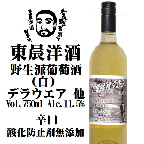 東晨洋酒 野生派葡萄酒(白) 2024 750ml [酸化防止剤無添加]