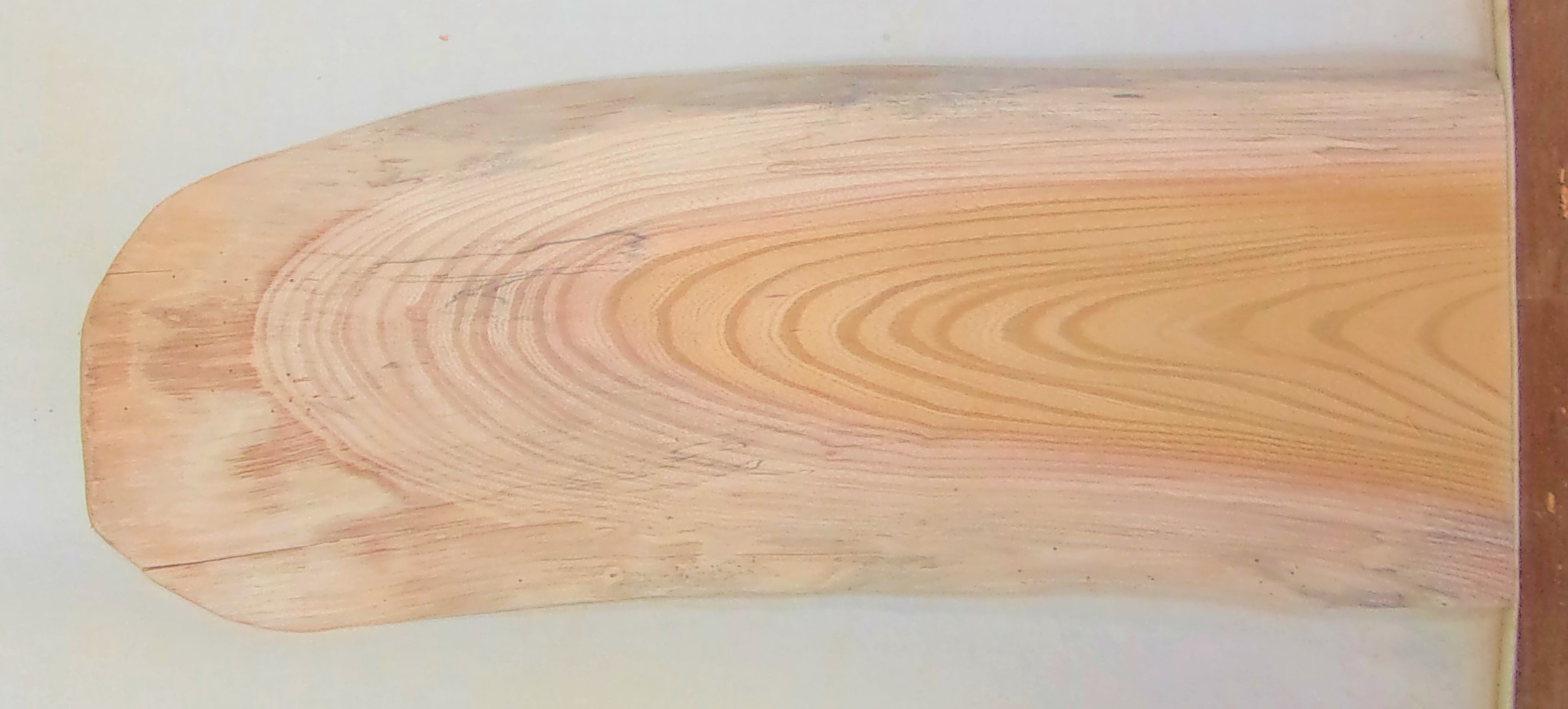 【送料・手数料無料】　山成林業　特小無垢一枚板 KE-５９５　ケヤキ看板に最適