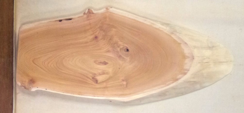 【送料・手数料無料】　山成林業　楕円素材　中型無垢一枚板　ＫC-７４１　ケヤキ　中型看板に最適　