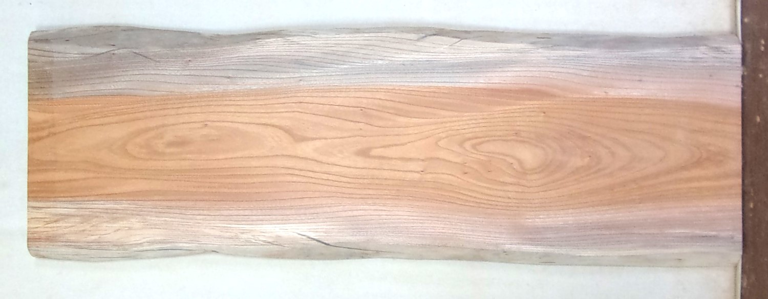 木の看板　中型無垢一枚板　ＫC－７７１　ケヤキ　素材通販専門店　山成林業