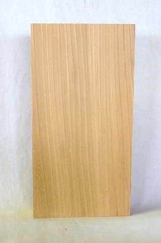 看板、表札素材　ＫＥ－６５ケヤキ板　３００×１５５×４３ｍｍ