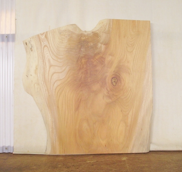 【送料・手数料無料】　山成林業　中型無垢一枚板　ＫＣ－４４０　ケヤキ看板に最適