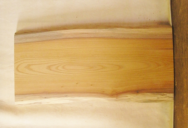 【送料・手数料無料】　山成林業　特小無垢一枚板 KE-４９７　ケヤキ看板に最適