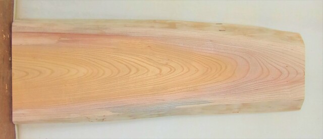 【送料・手数料無料】　山成林業　小型無垢一枚板　ＫＤ－５９６　ケヤキ　小型看板に最適　