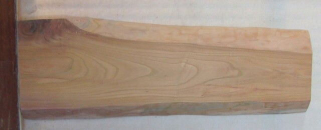 木の看板　小型無垢一枚板　ＫD－６９８　ケヤキ　素材通販専門店　山成林業