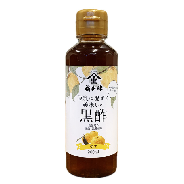 豆乳に混ぜて美味しい黒酢 ゆず200ml