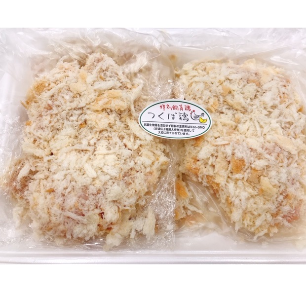 手作り！　つくば鶏　むね肉　パン粉付