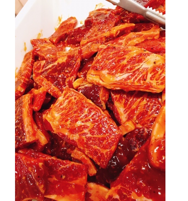 牛カルビ　炭火焼たれ漬け　300g